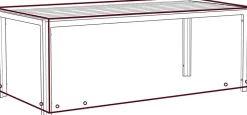 Sunsha Bordovertræk 75 x 90 x 200 cm - sort