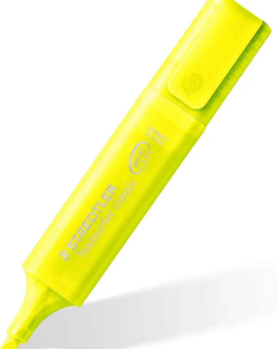 Textsurfer Highlighter Gul 4-pak