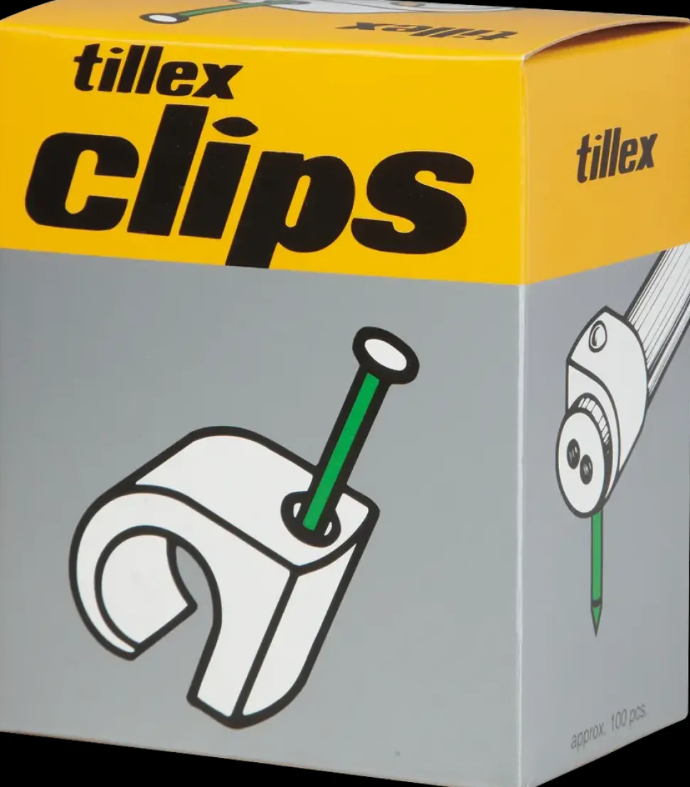 Tillex Clips 10-14 mm - grå