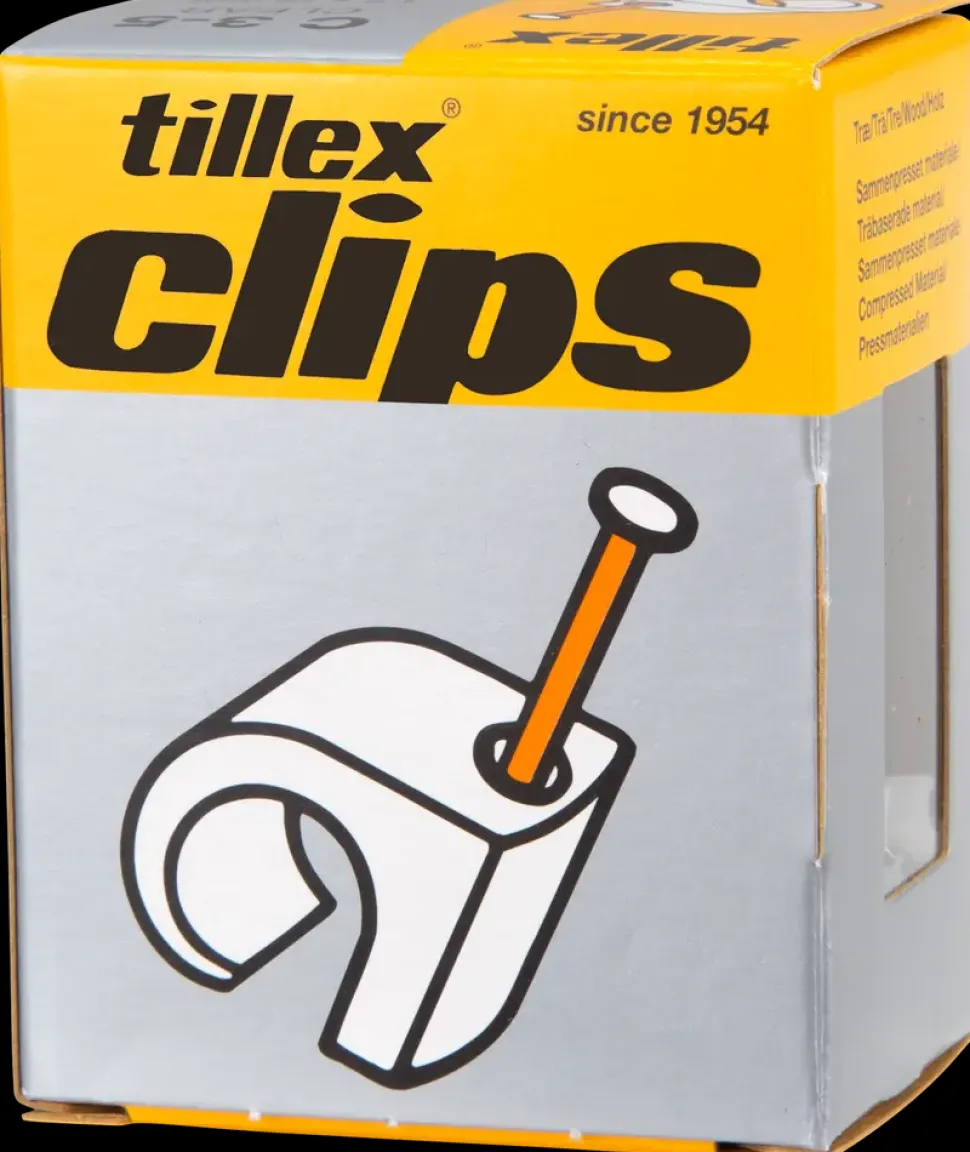 Tillex Clips 3-5 mm - klar