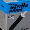Tillex Plugs pan 5 x 65 mm - sort 25-pak
