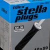 Tillex Plugs pan 5 x 90 mm - sort 25-pak