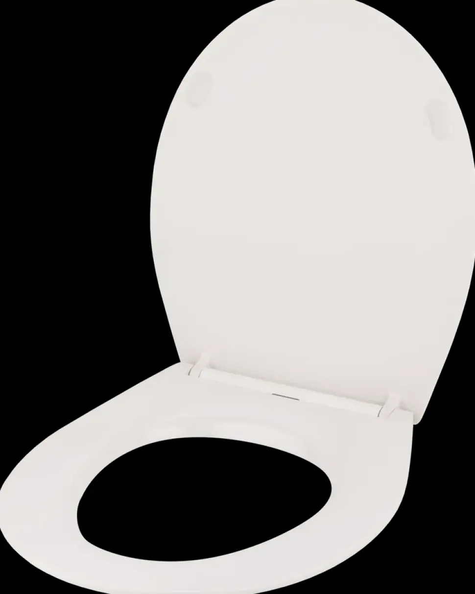 Toiletsæde Quick-release - Slim Hvid