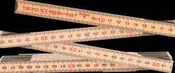 Tommestok 2 meter - træ