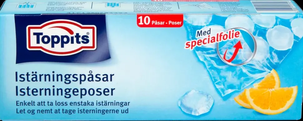Toppits isterningepose 10-pak