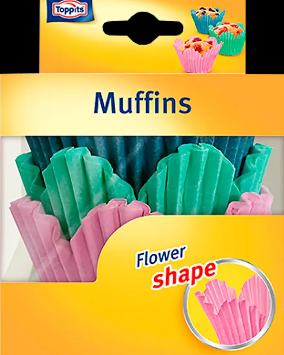 Toppits muffinform blomst 36 stk