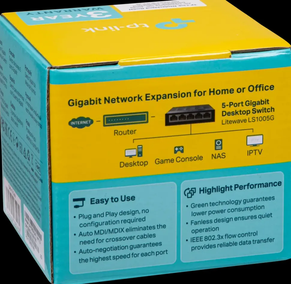 tp-link Gigabit Switch 5-porte