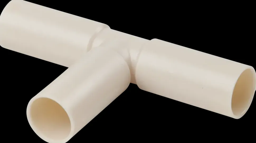 T-stykke 16 mm - hvid