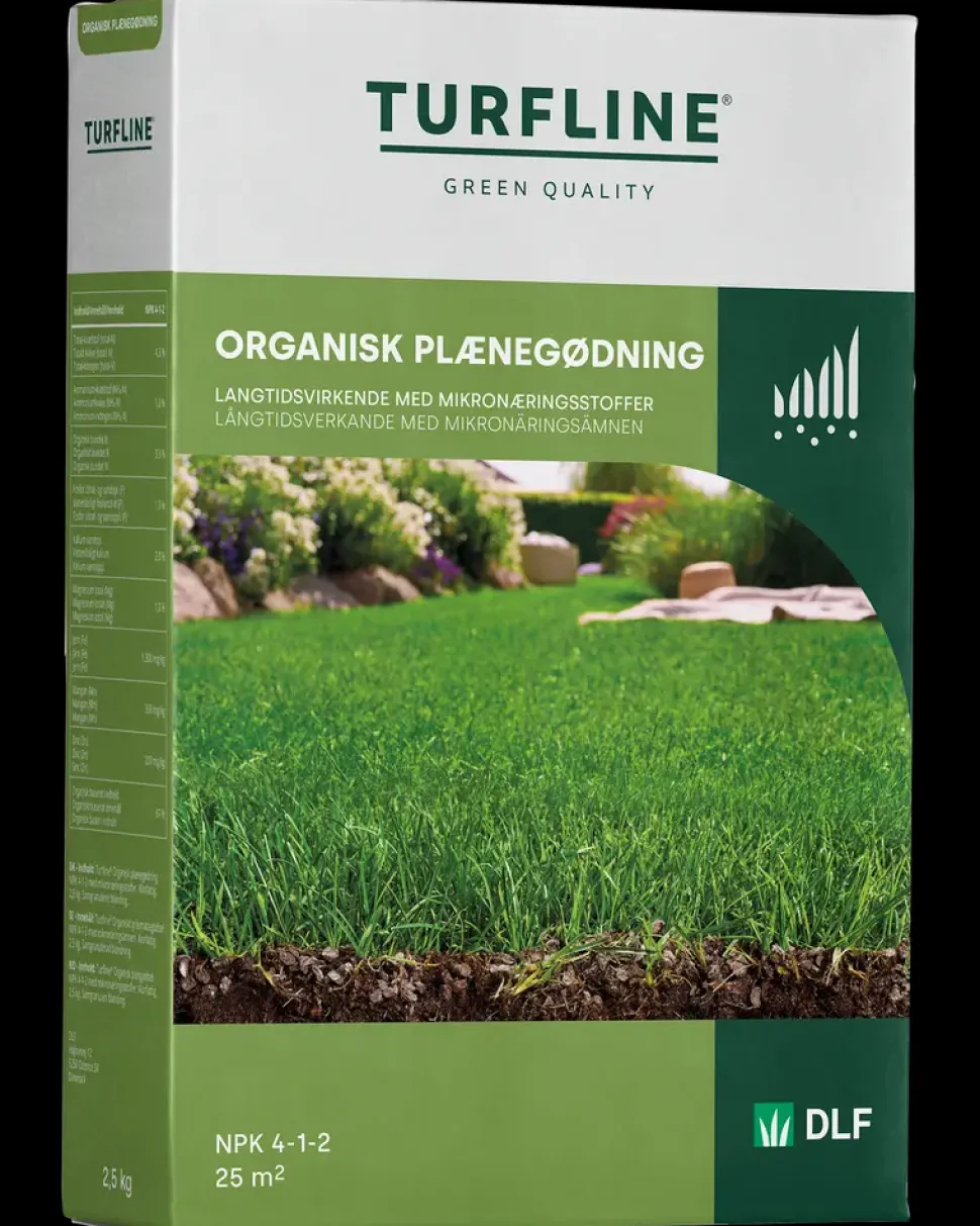 Turfline Organisk plænegødning - 2,5 kg