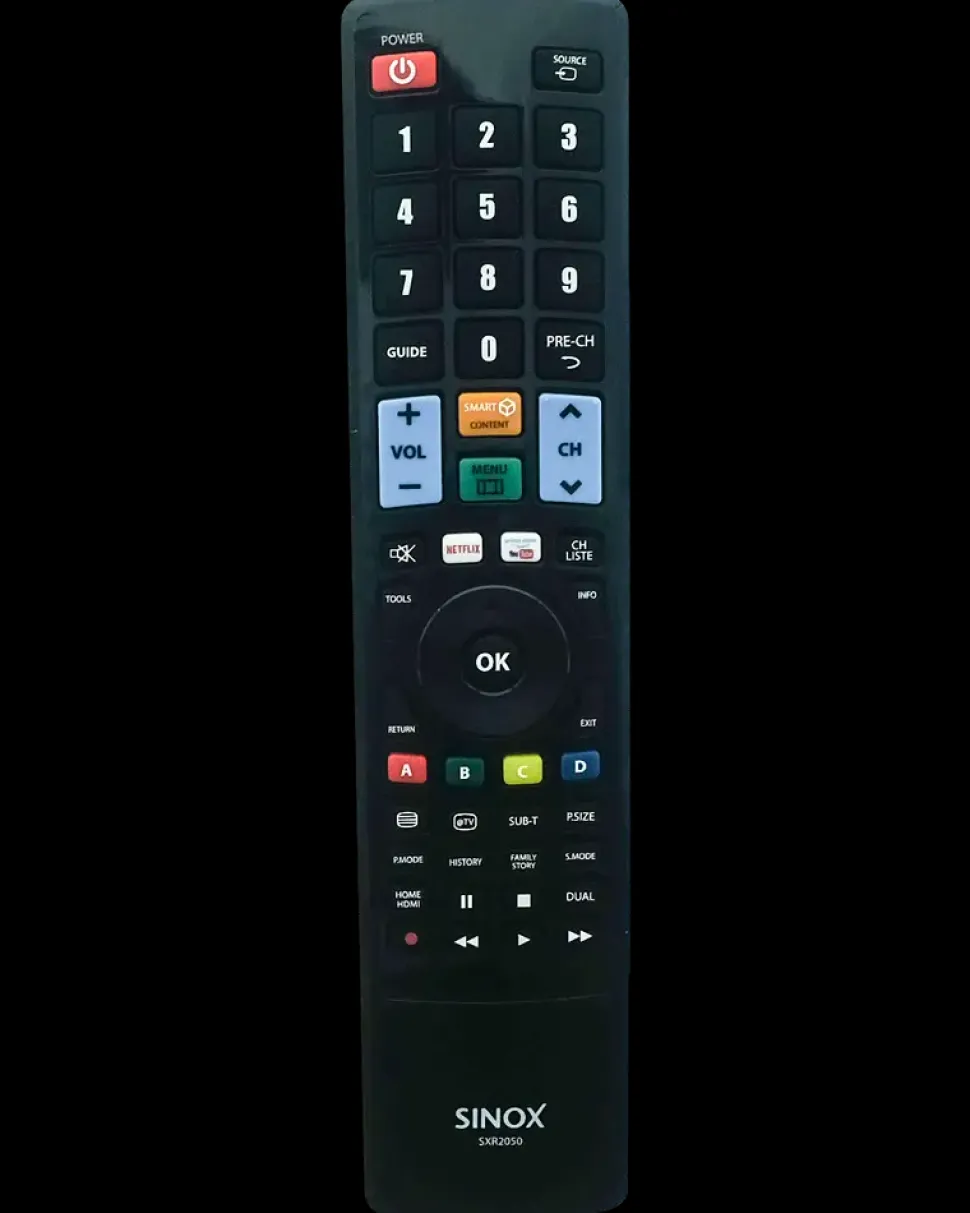 TV-fjernbetjening til 5 mærker