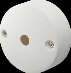 Udløbsroset Ø80 mm 5-leder - hvid