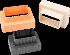 Udstiksform firkant 3-pak - assorterede farver