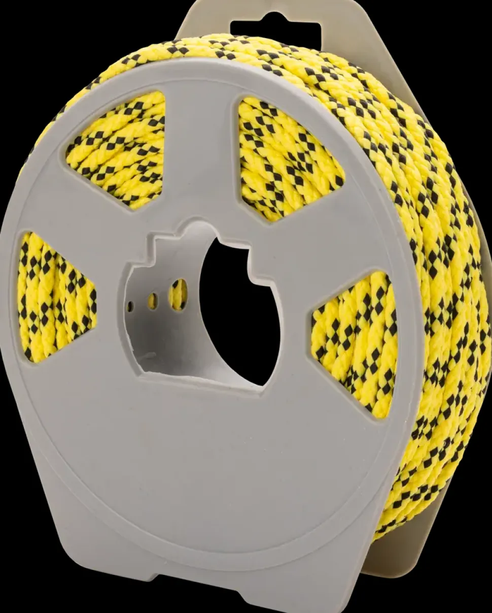 Universalreb 5 mm 30 m - Sort/gul