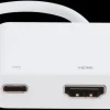 USB-C hub USB-A HDMI og USB-C