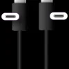 USB-C til USB-C 0,5 meter - sort