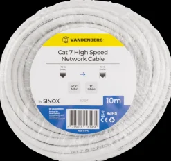 VANDENBERG Netværkskabel Cat7 10 meter - hvid