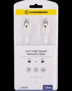 VANDENBERG Netværkskabel Cat7 1,8 meter - hvid