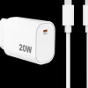 VANDENBERG Quick lader 20W - USB-C kabel