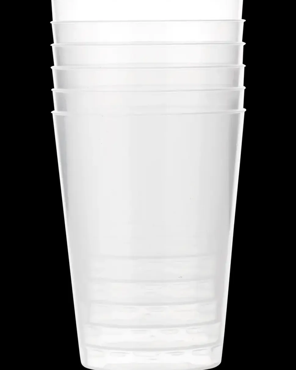 Vandglas 25 cl genanvendelig 6-pak