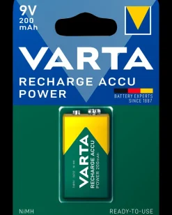 VARTA Genopladelig batteri - 9V 200 mAh