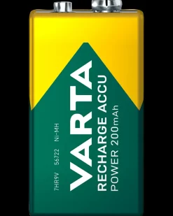 VARTA Genopladelig batteri - 9V 200 mAh