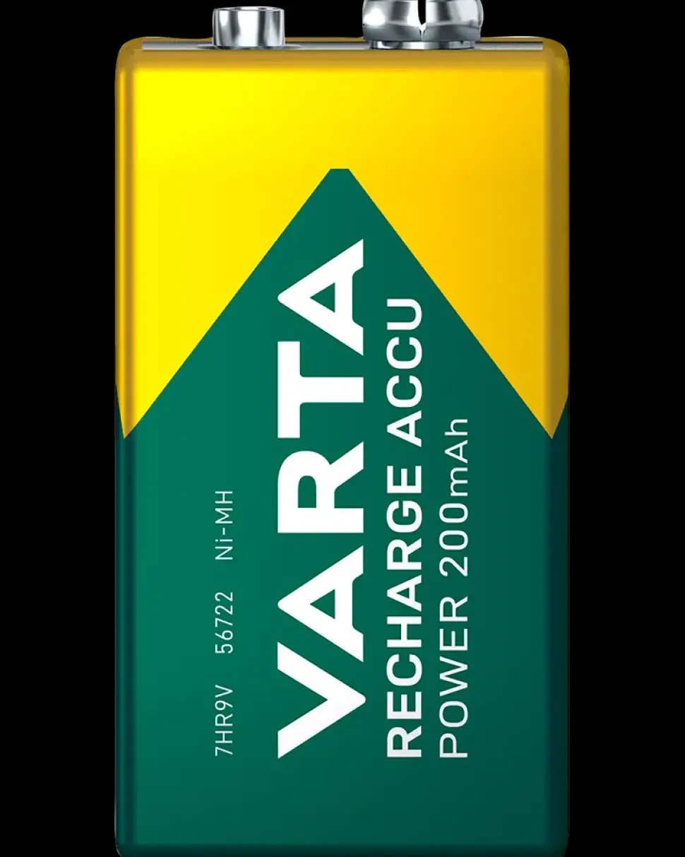 VARTA Genopladelig batteri - 9V 200 mAh