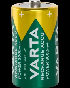 VARTA Genopladelig batteri - D 3000mAh 2-pak