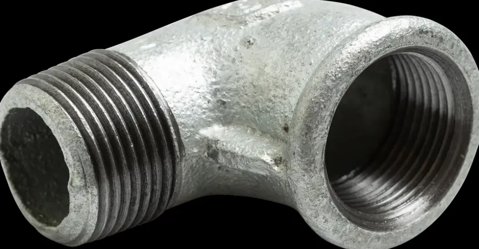 Vinkel 90° 3/4'' M/N - galvaniseret