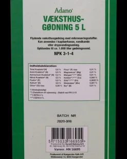 Væksthusgødning 5 L