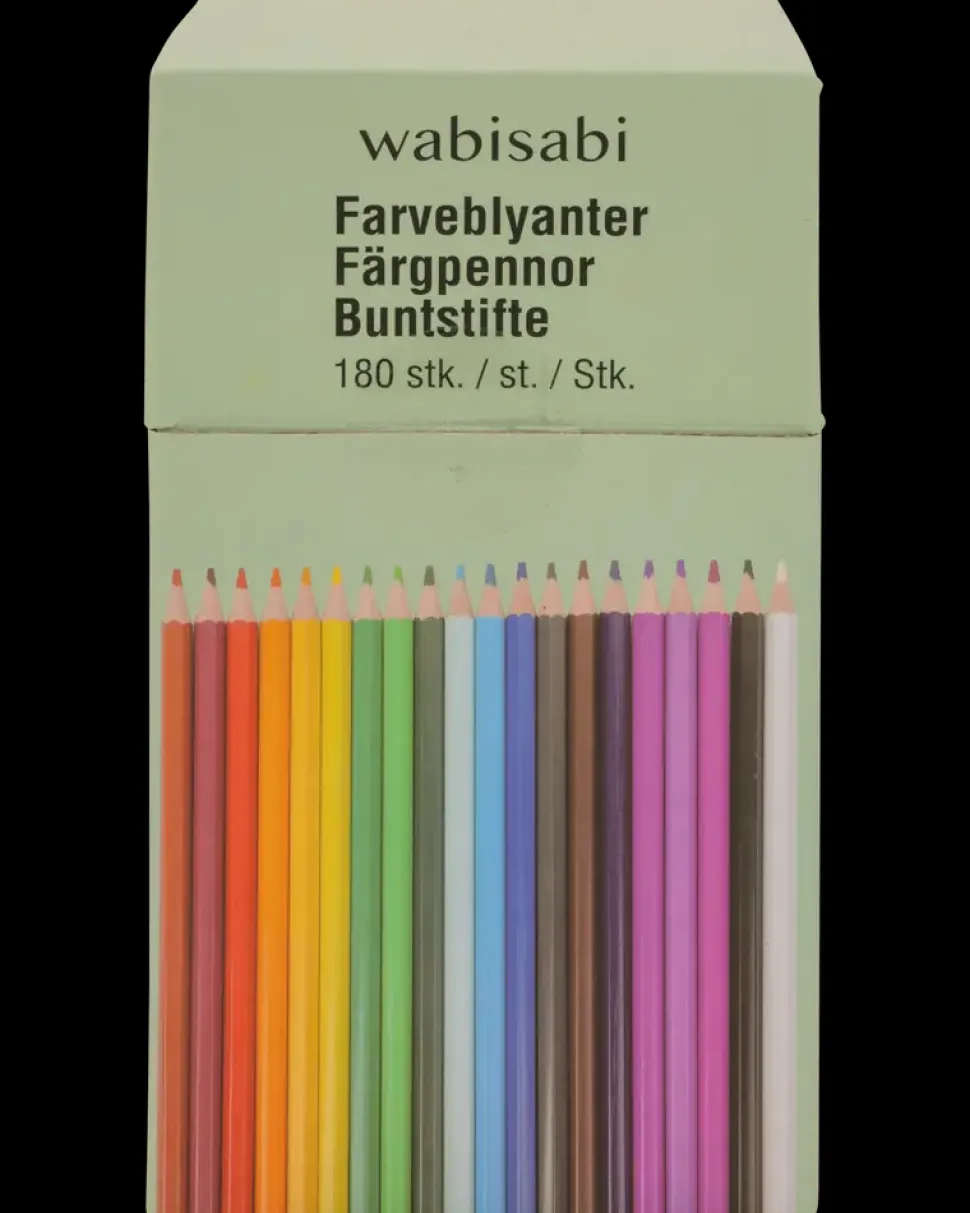 Wabisabi Farveblyanter 20 farver - 180 stk