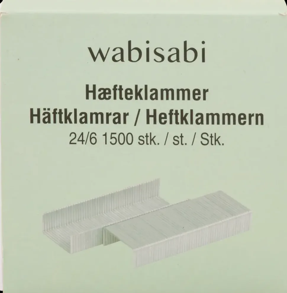 Wabisabi Hæfteklammer 24/6 - 1500 STK.