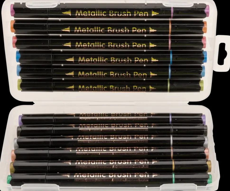 Wabisabi Metallic Brushpen Duo - 12-pak