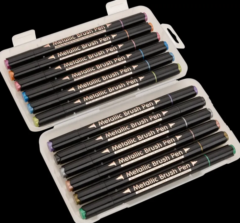 Wabisabi Metallic Brushpen Duo - 12-pak