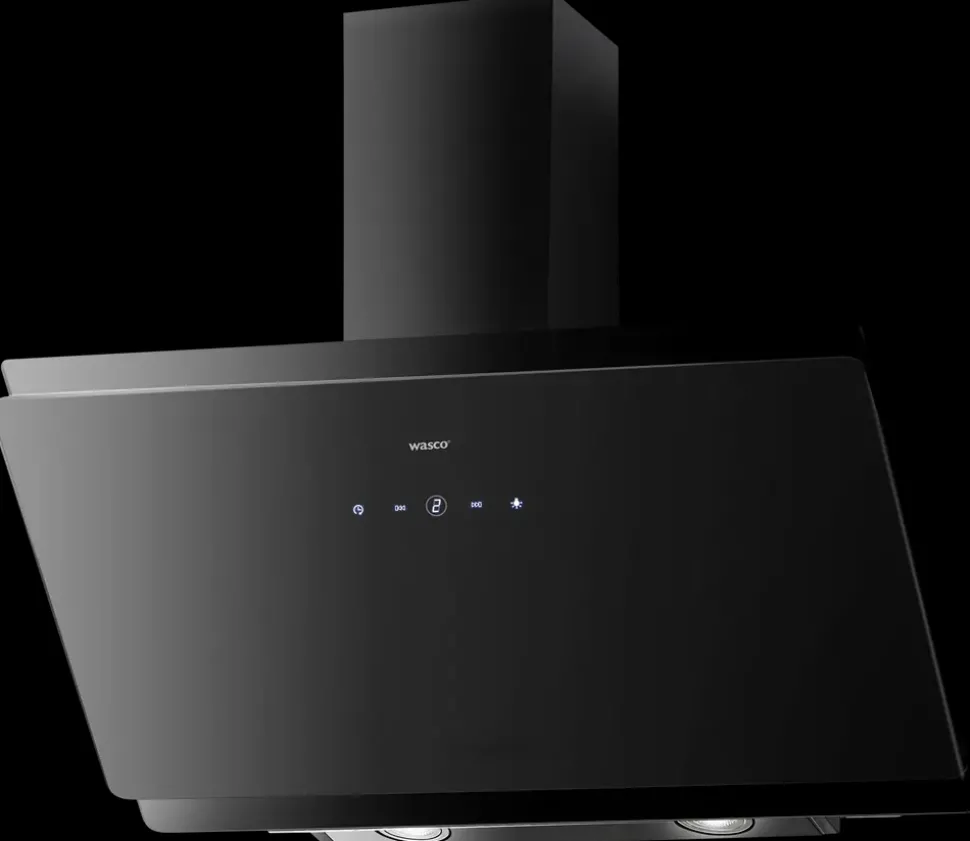 Wasco Emhætte Vertikal TV2090BL sort 90 cm