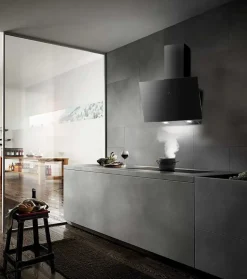 Wasco Emhætte Vertikal TV1360BL sort 60 cm