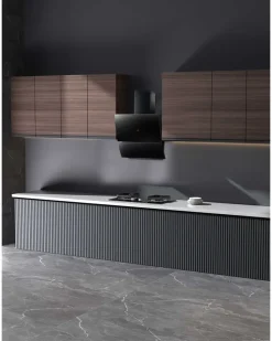 Wasco Emhætte Vertikal TV1860BL sort 60 cm