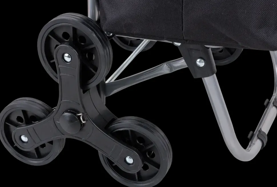 We Care Health Indkøbstrolley 6 hjul sort