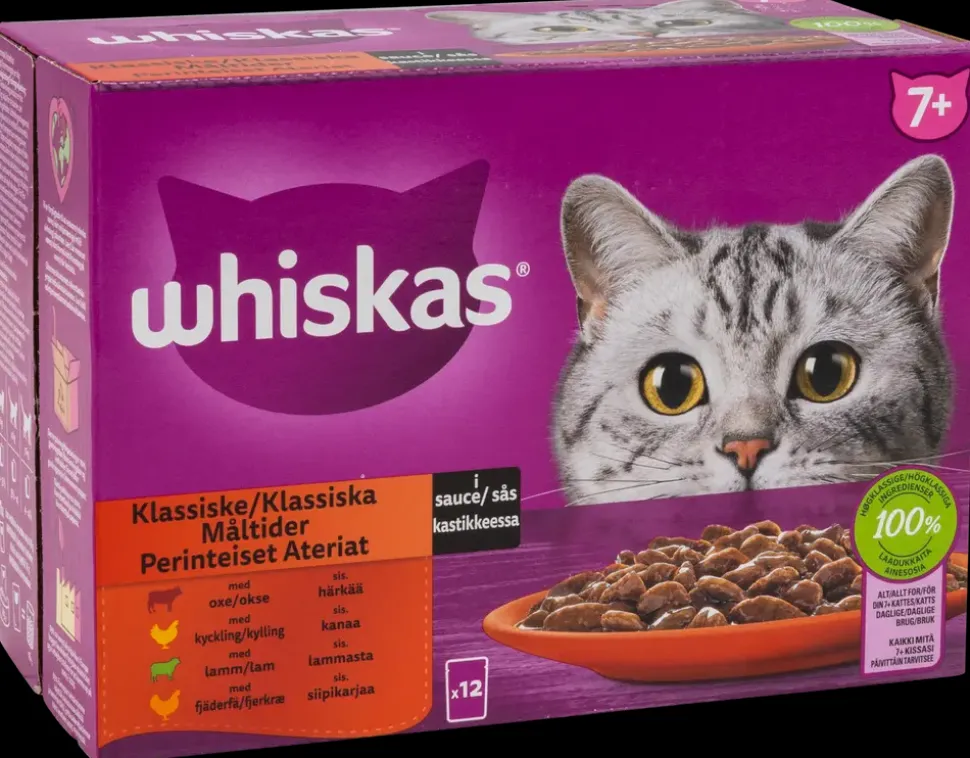 Whiskas Kødmenu 7 år+ 12 x 85 g