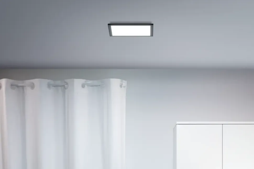 WiZ Loftlampe Panel 30x30cm 12W - sort