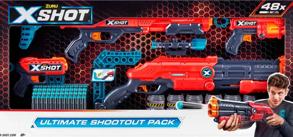 X-Shot Ultimate Shootout - assorterede designs
